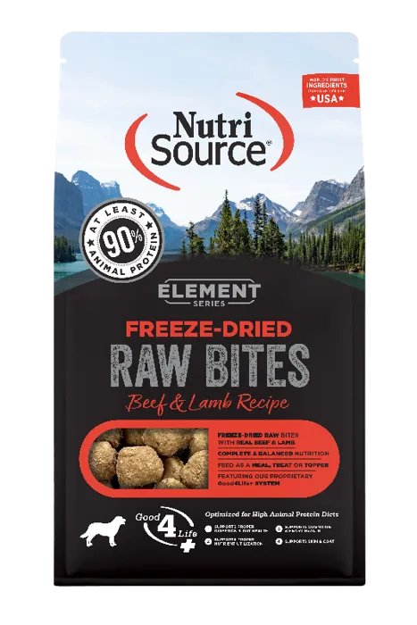 Nutrisource Element FD Raw Bites Beef/Lamb 2.5oz