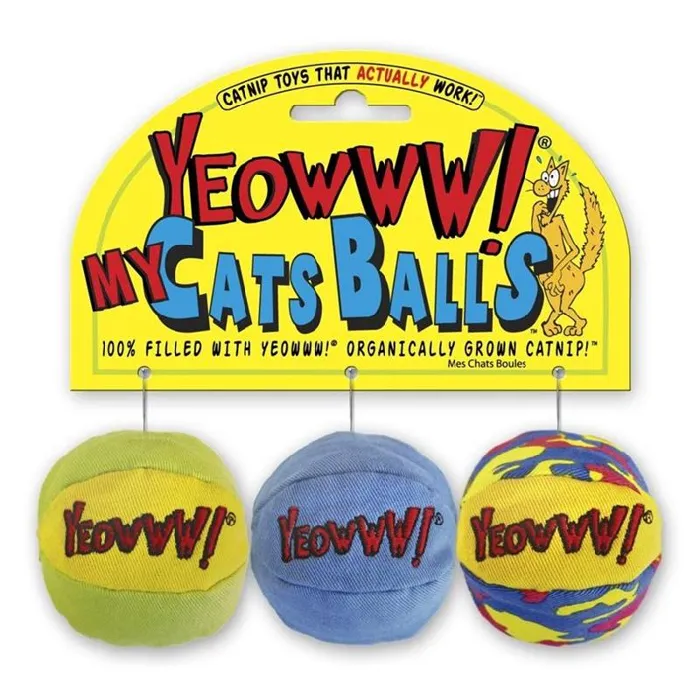 Yeowww! My Cats Balls 3pk