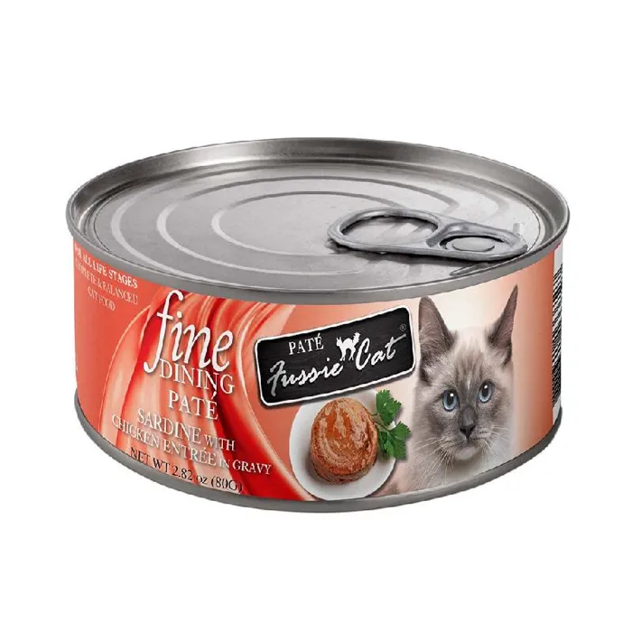 Fussie Cat Fine Sardine/Chicken 2.82oz