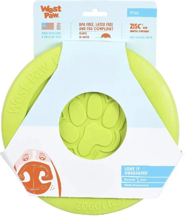 West Paw Small Zisc Granny Smith
