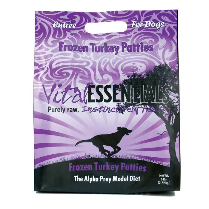 Vital Frozen Turkey Patties 12 Ct
