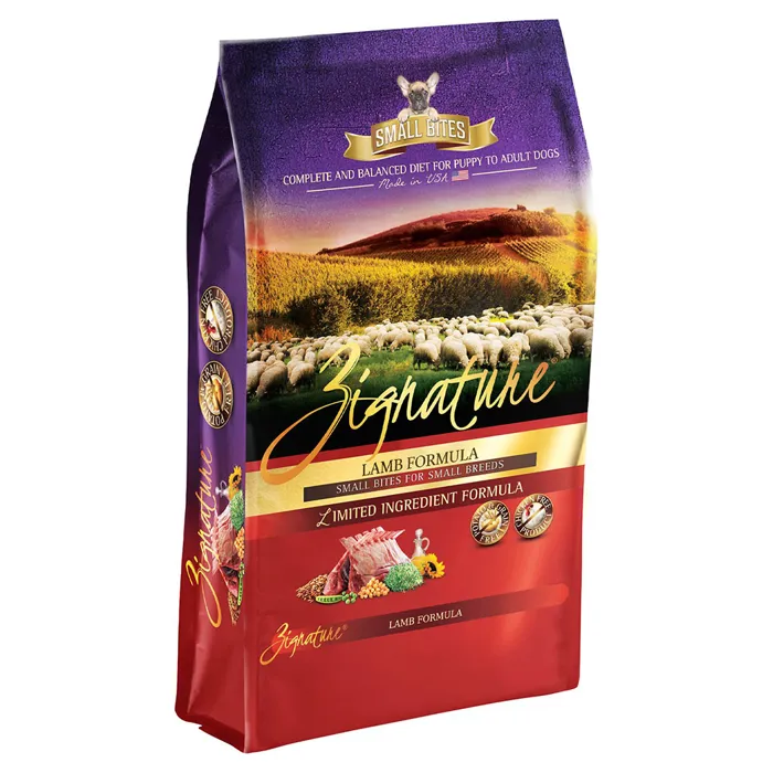 Zignature Lamb Small Bites 4#