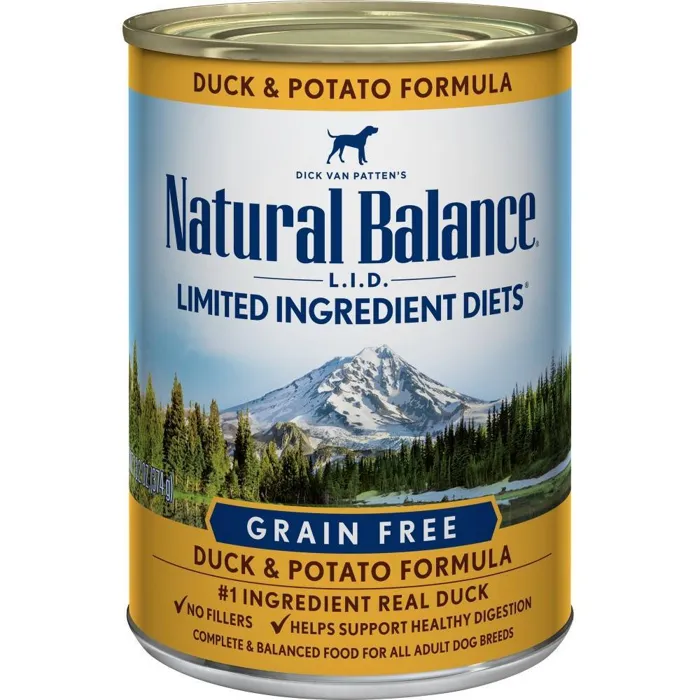 Natural Balance Can Dog LID Duck & Potato 13 oz