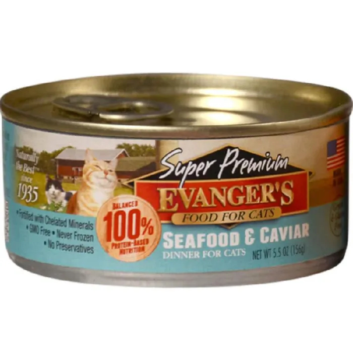 Evanger's Cat Seafood & Caviar 5.5oz