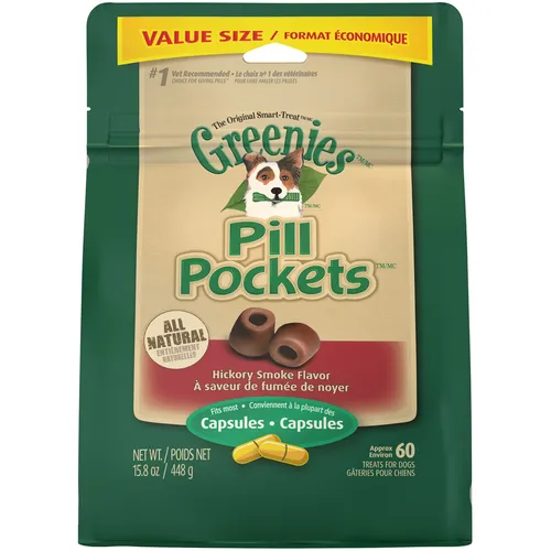 Greenies Pill Pockets Dog Hickory 15.8oz