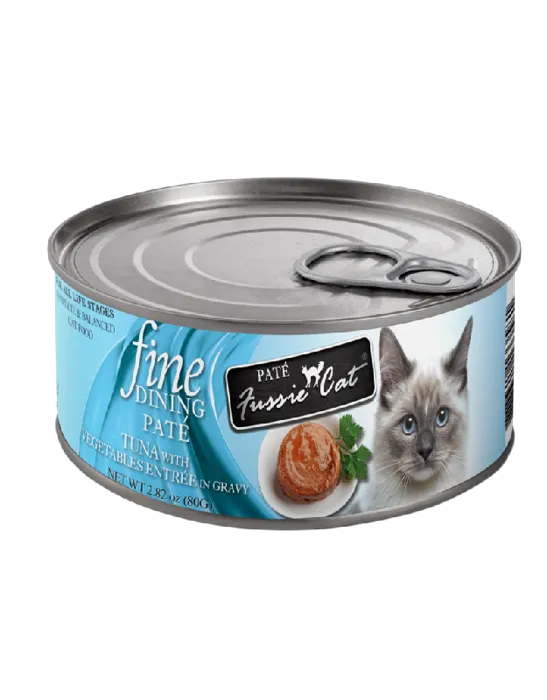 Fussie Cat Fine Tuna Veggie 2.82oz
