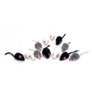 Coastal Cat Toy Assorted Mice 12pk