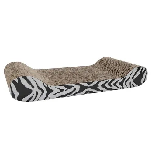 Catit Style Scratcher w/Catnip, Tiger;