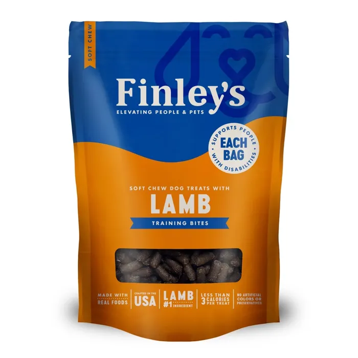 Finley's Dog Soft Chews Bites Lamb 16oz
