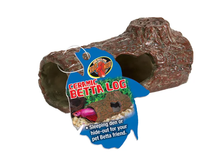 Zoo Med Sinking Ceramic Betta Log