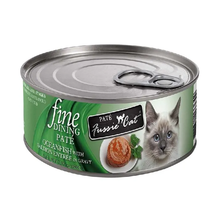 Fussie Cat Fine Oceanfish/Salmon 2.82oz