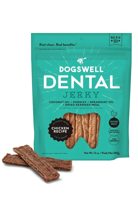 Dogswell Dental Chicken Jerky 12oz