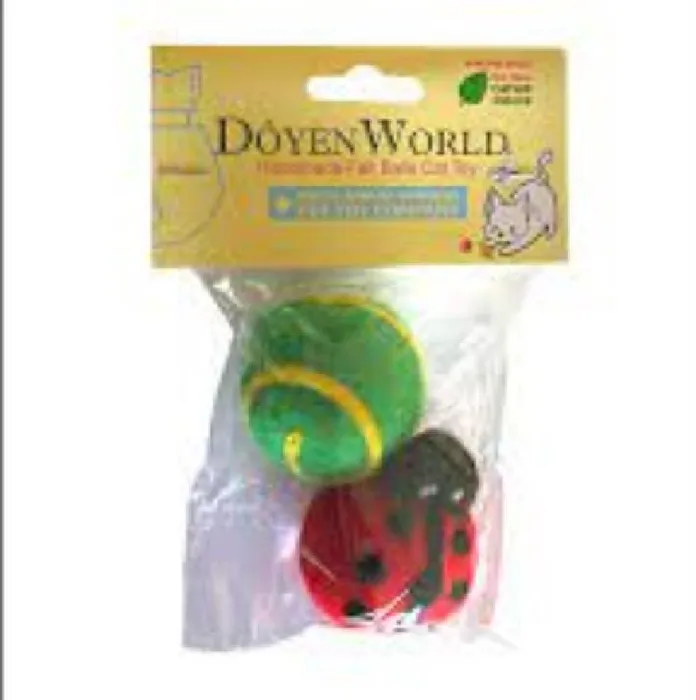 Doyen Cat Felt Ball Ladybug