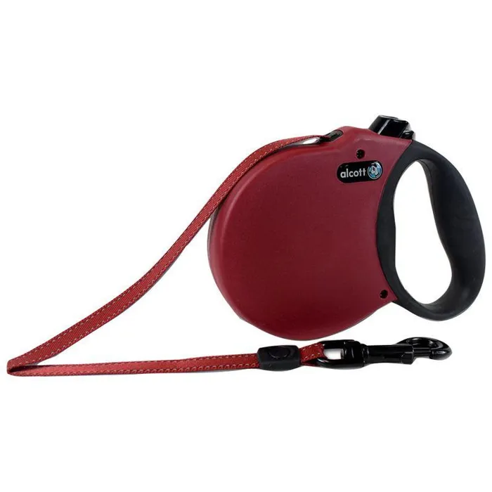 Alcott Adventure Retract Leash Red Large