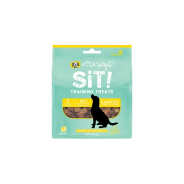 Etta Says Sit! Training Treats Oat/Peanut 6oz