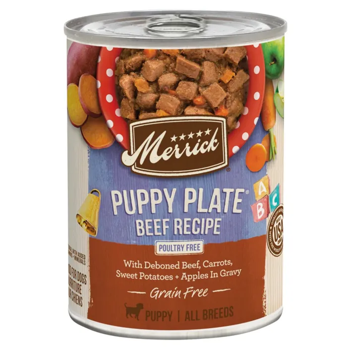 Merrick Dog Puppy Beef Plate 12.7oz