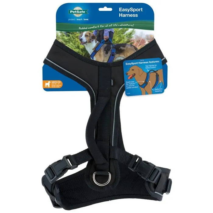 Petsafe Easy Sport Harness Black MD