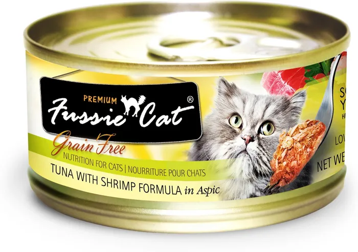 Fussie Cat Tuna with Shrimp 2.82 oz