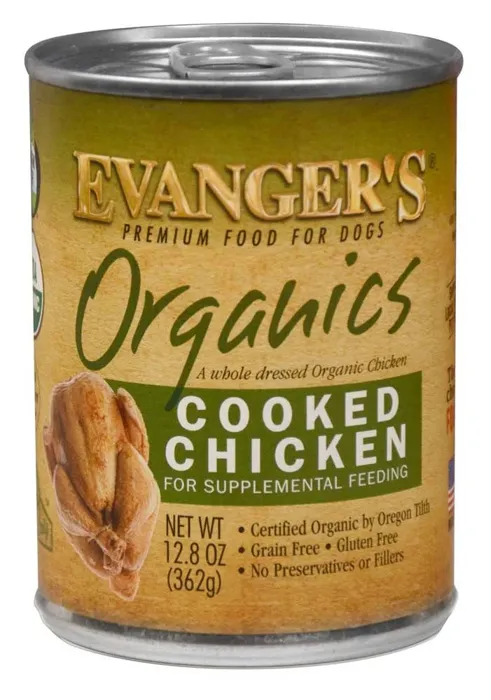 Evangers Organic Cooked Chicken 13.2oz