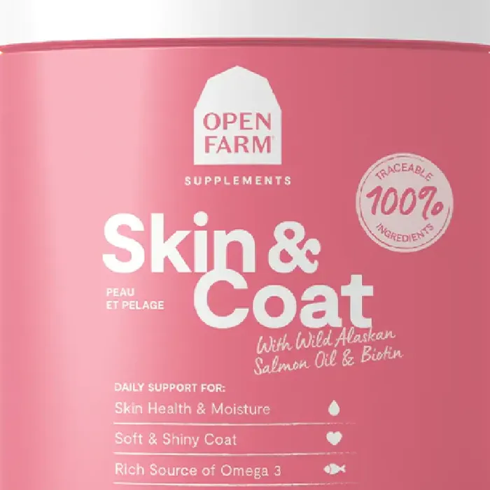 Open Farm Dog Skin and Coat Chews 90ct