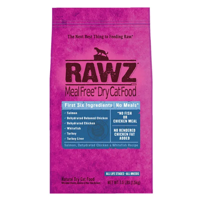 Rawz Cat Salmon/Chicken/Whitefish 3.5#