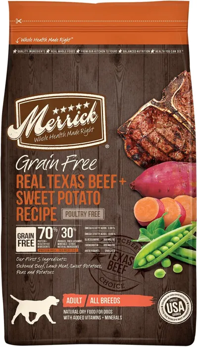 Merrick GF Beef/Sweet Potato 4#