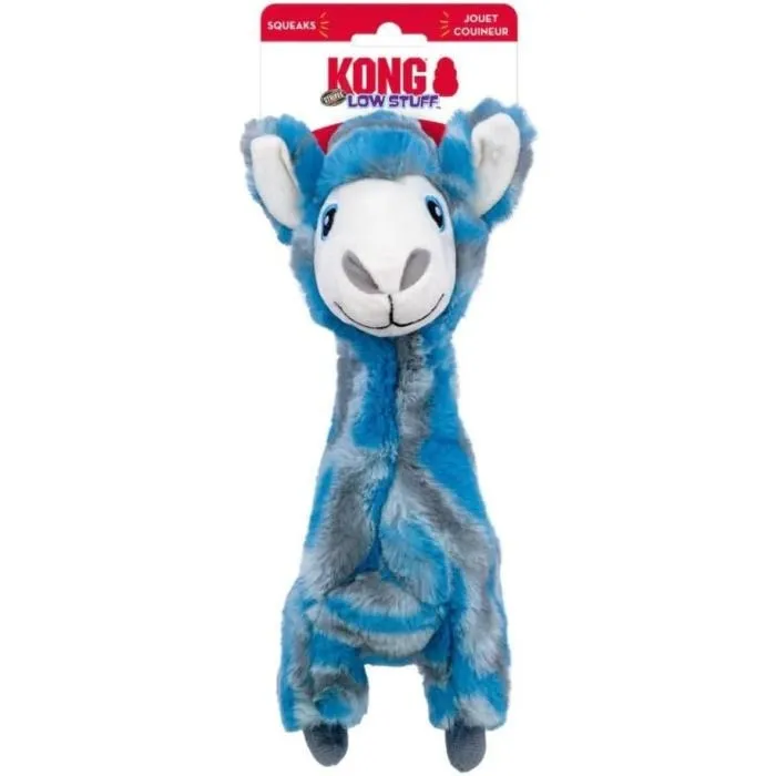Kong Dog Low Stuff Stripes Llama