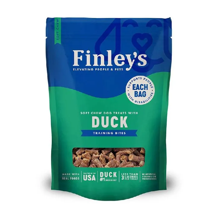 Finley's Dog Soft Chew Bites Duck 16oz