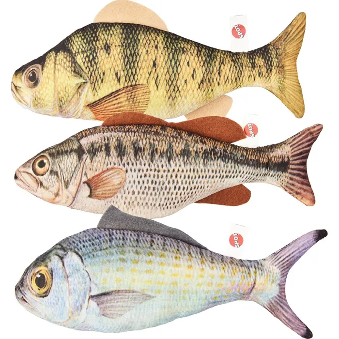 Spot Cat Hug/Kick Gone Fishing Toy