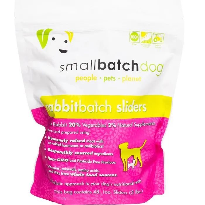 Small Batch Dog Frozen Rabbit Sliders 3#