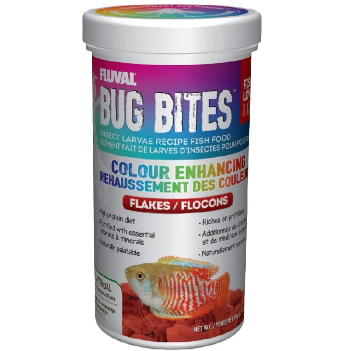 Fluval Bugbites Color Enh. Flakes .63oz