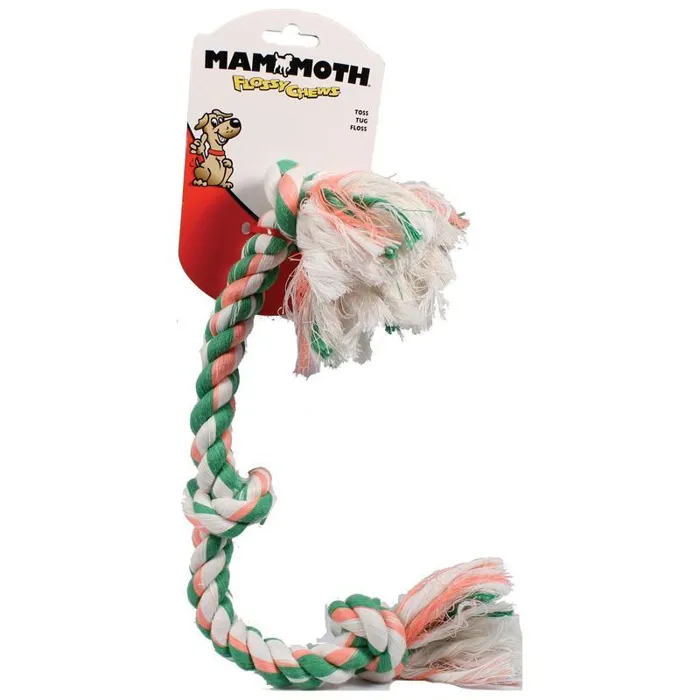 Flossy Chews Three Knot Tug Multi Medium