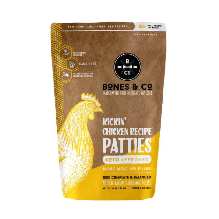 Bones & Co. Dog GF Chicken Patty 6#