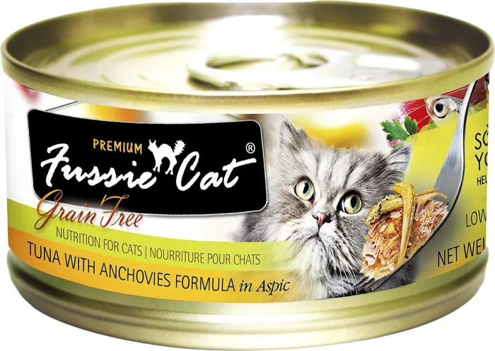 Fussie Cat Tuna with Anchovies 2.82 oz