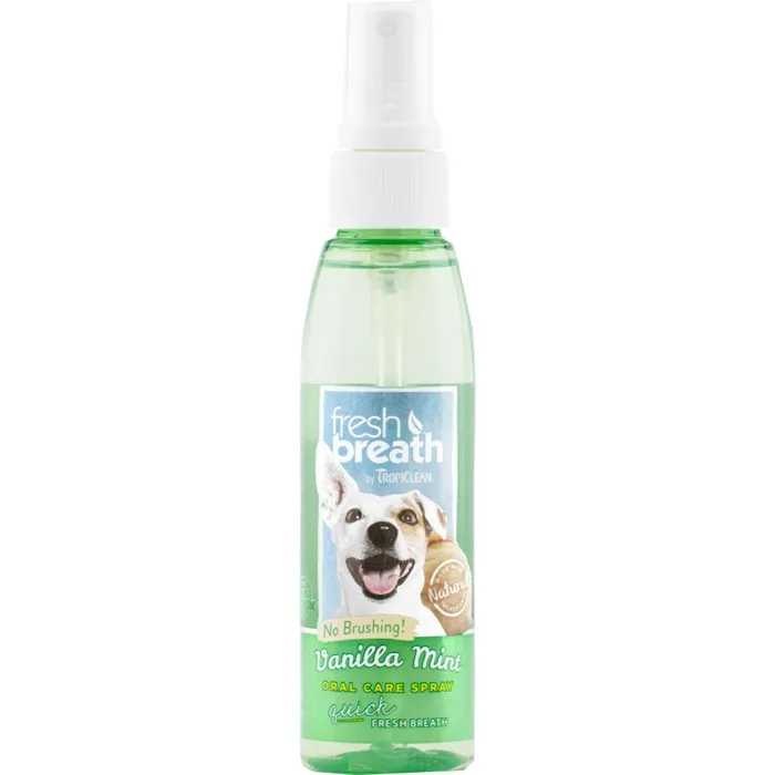 Tropiclean Oral Care Spray Vanilla-Mint 4oz