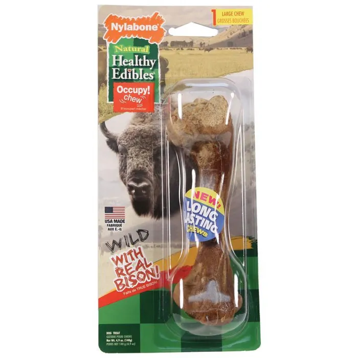 Nylabone Edibles Wild Bison Large 1ct
