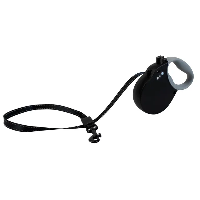 Alcott Adventure Retract Leash Black XS