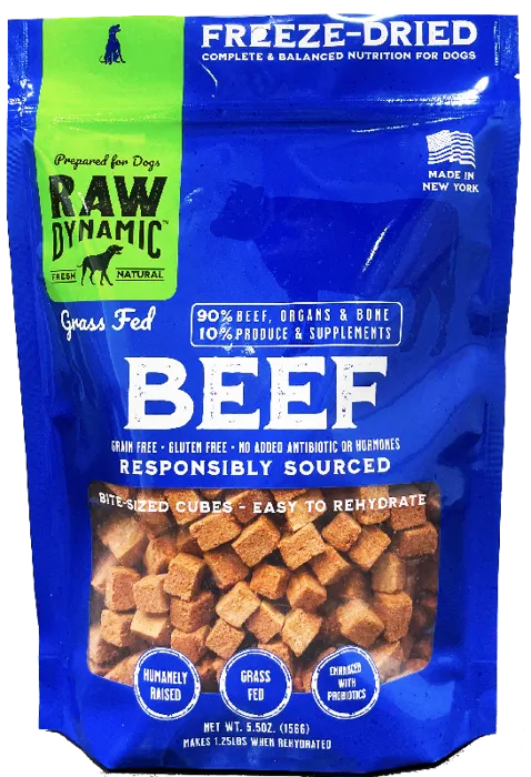 Raw Dynamic Dog FD Beef 5.5oz