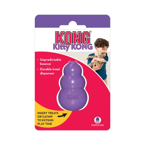Kong Kitty Purple Treat Dispenser Toy