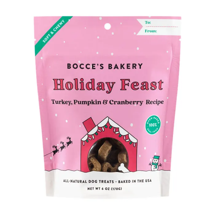 Bocce Holiday Soft & Chewy Holiday Feast 6oz