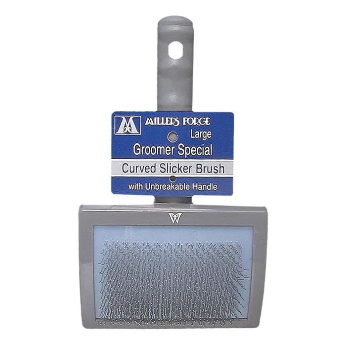 Millers Forge Slicker Brush Curved Large