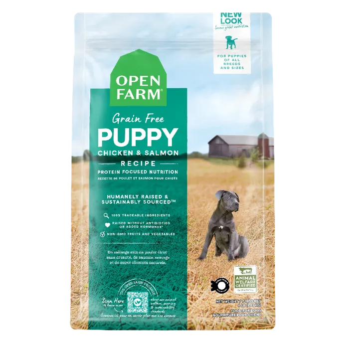 Open Farm Puppy GF Chicken/Salmon 4#