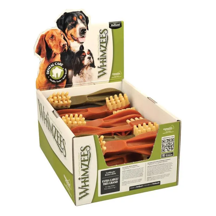 Whimzees Brushzees Toothbrush XL 7.4"