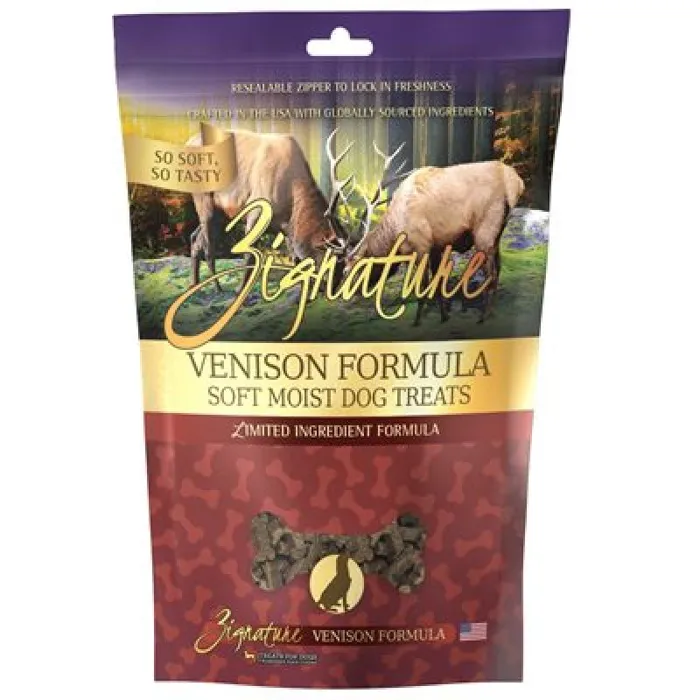 Zignature Soft Bone Venison Treats 4oz