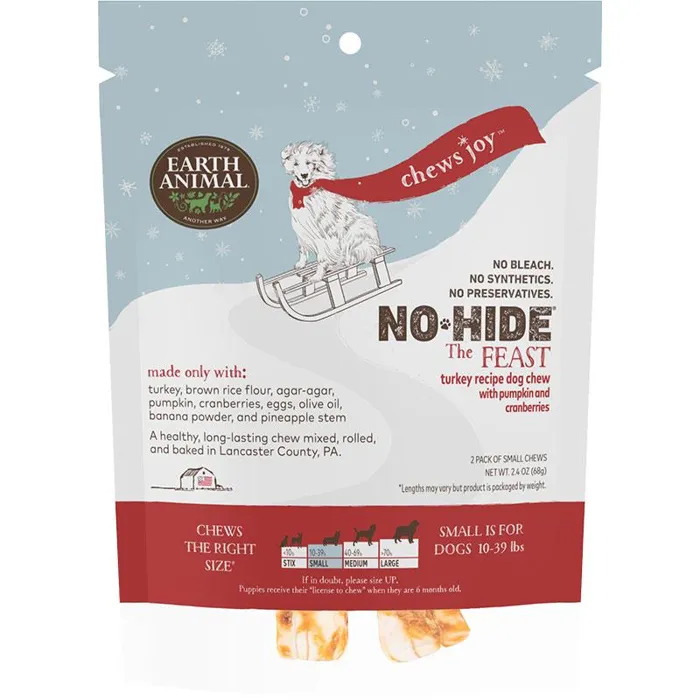 Earth Animal No Hide Holiday 4" 2pk