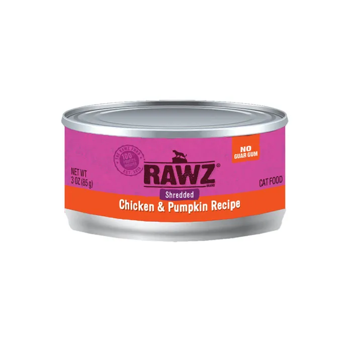 Rawz Cat Shredded Chicken/Pumpkin 3oz