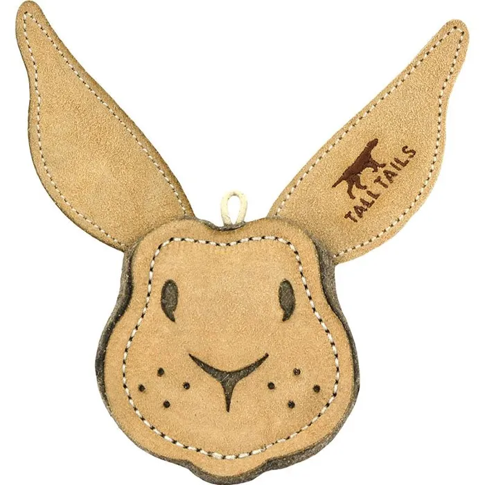 Tall Tails Scrappy Leather Rabbit 4"