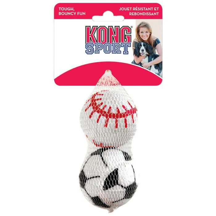 Kong Toy Sport Balls Large 2Pk