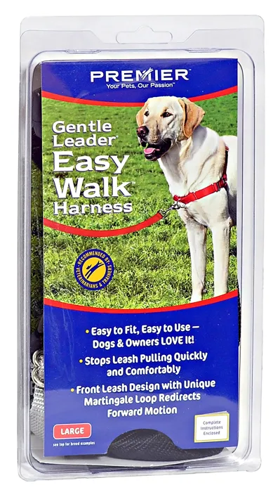 Gentle Leader Easy Walk Harness Large Black