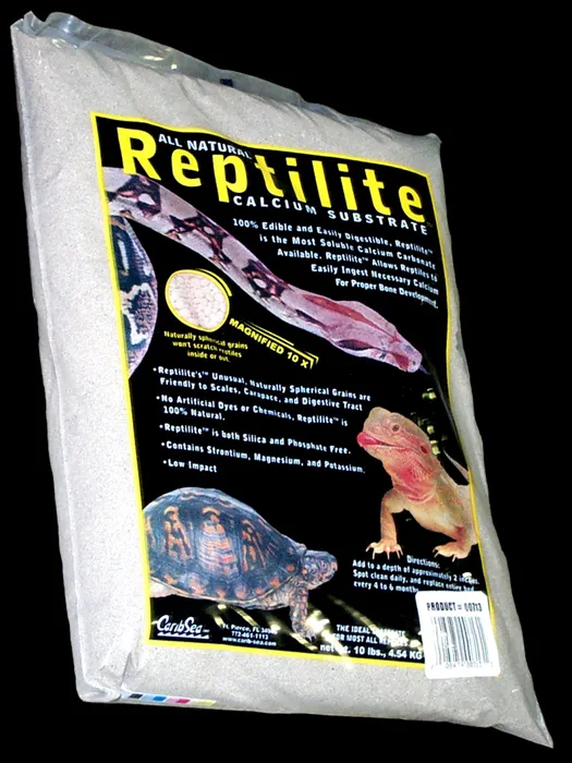 Caribsea Reptilite Calcium Sand Smoke 10#